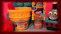 Play Doh Sweet Shoppe Ice Cream Maker refill with the Cookie Monster lol and waffle cones