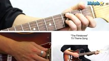 How to Play The Flintstones TV Theme Song on Guitar