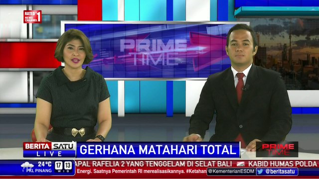 Indonesia Dilewati Gerhana Matahari Total Sejak 1901