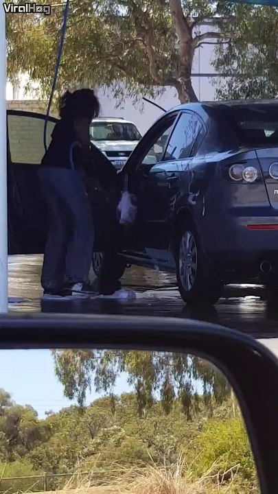 one way to wash your car
