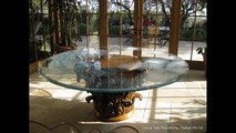 Scratched Glass Table - Glass Resurfaced   Polished - Newport Beach, CA