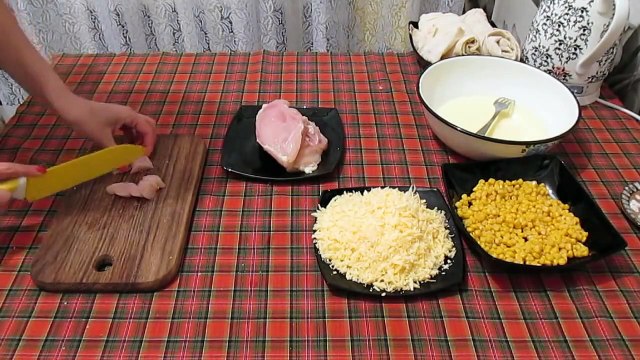 Быстрая закуска из лаваша #Рецепты SMARTKoK