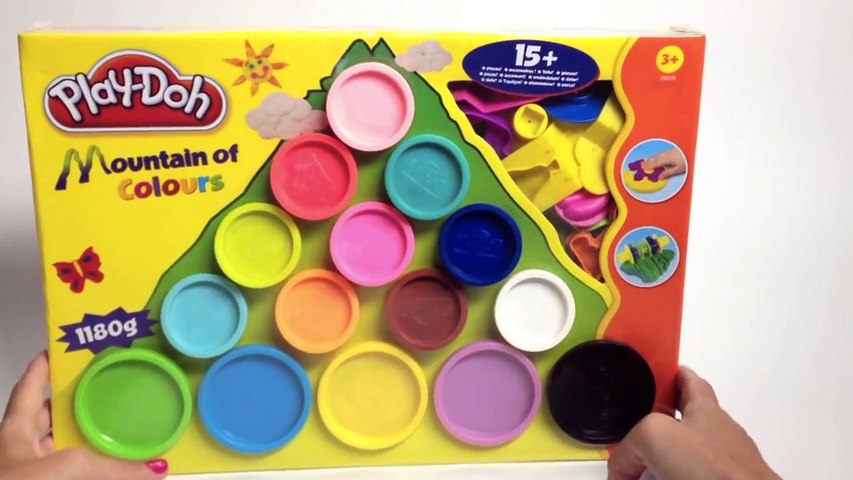 Play Doh Mountain of Colours Playset Hasbro Toys Playdough Rainbow Shapes  and Molds - video Dailymotion