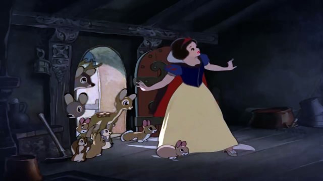 Snow White and the Seven Dwarfs - Snow White finds the Dwarfs House HD