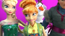 FROZEN FEVER Princess Anna Queen Elsa Birthday Party Doll From New Disney Movie Unboxing R