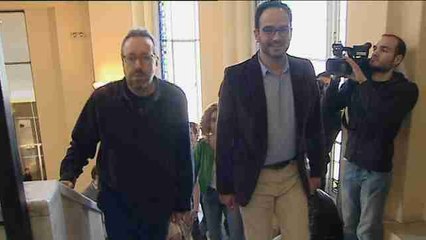 Reunión de los equipos negociadores del PSOE y de Ciudadanos