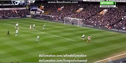 Danny Welbeck Great Chance to Score | Tottenham vs Arsenal 05.03.2016 HD
