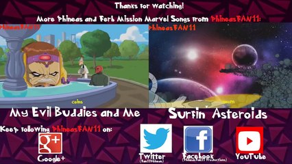 Phineas and Ferb Mission Marvel - My Evil Buddies and Me Instrumental
