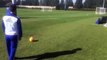 Eden Hazard Amazing Curve Shot Goal in Chelsea Training
