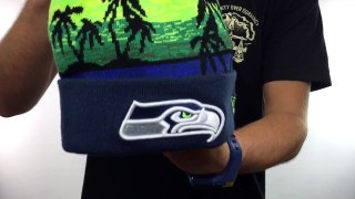 Seahawks 'WINTER BEACHIN' Knit Beanie Hat by New Era