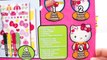 HELLO KITTY Doll Color&Decorate Learn to color Hello Kitty By Disney Toys Collector