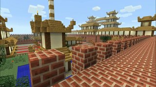 Big Chinese city in Minecraft