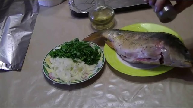 Как приготовить рыбу в духовке#Рыба #запечённая в духовке#карп в духовке#