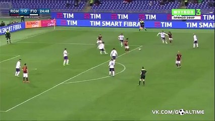 Mohamed Salah Goal - AS Roma 2 - 0 Fiorentina - 04-03-2016