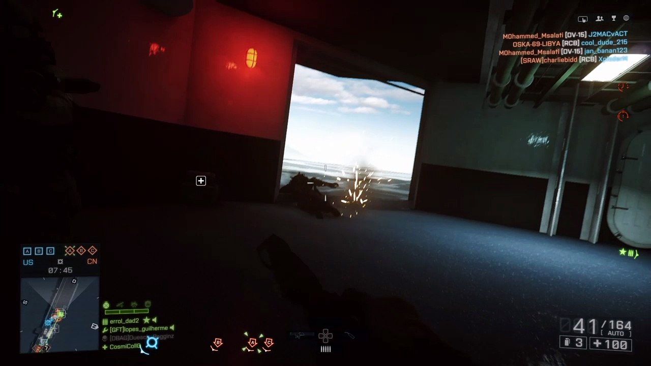 Destruindo heli