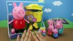 ОЧЕНЬ Большая игрушечная Свинка Пеппа и игрушки для ванны - СЕМЬЯ Открываем играем лепим из Play Doh
