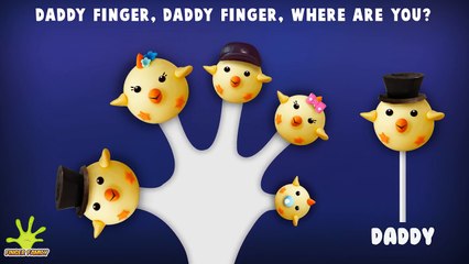 The Finger Family Chick Cake Pop Family Nursery Rhyme | Easter Finger Family Songs