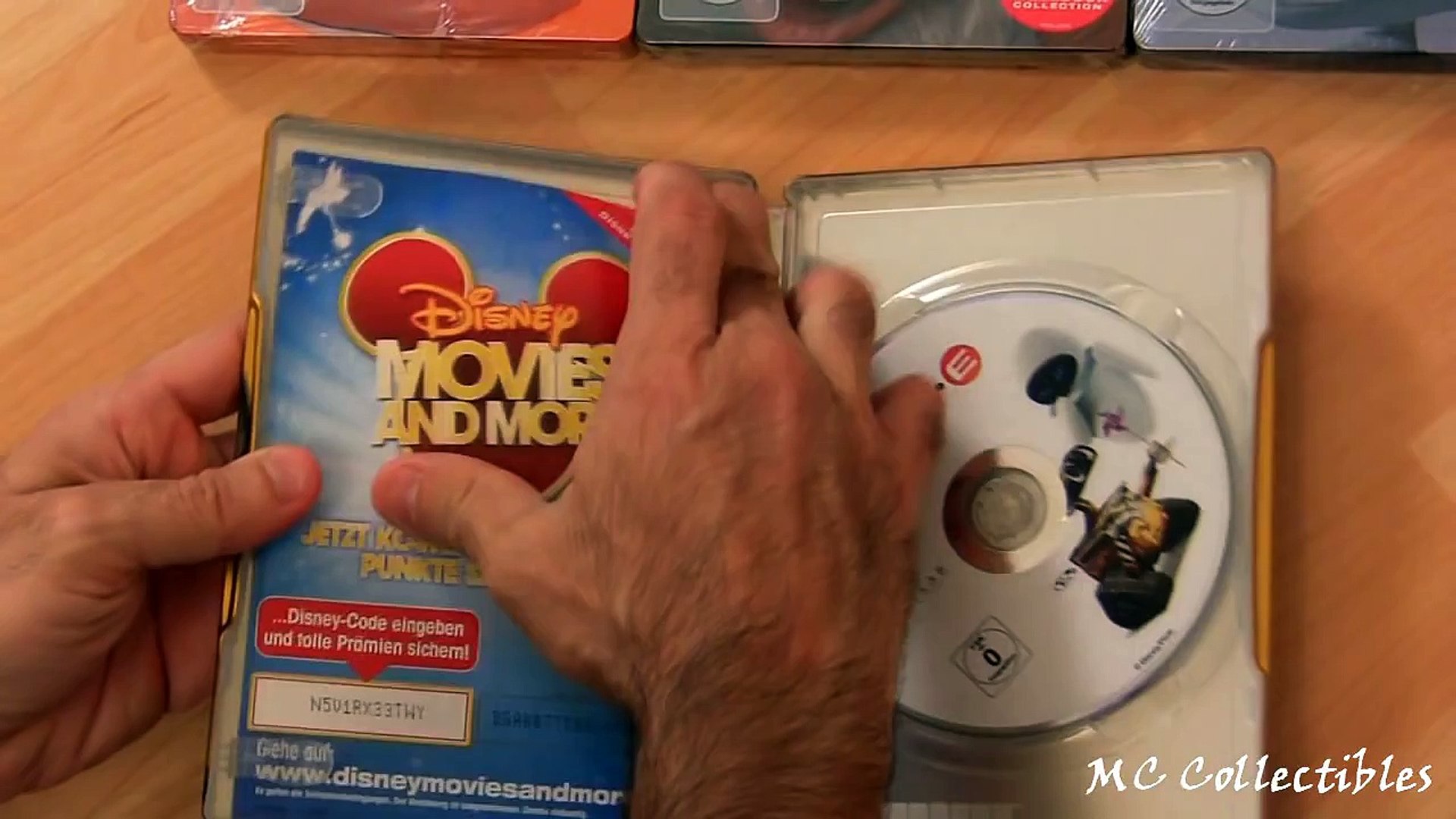 Disney Wall-E Finding Nemo Ratatouille Bugs Life DVD Steelbook unboxing  review Pixar – Видео Dailymotion