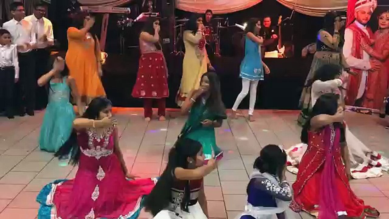 Bollywood Dance performance at Saagar & Manisha's Indian wedding reception - 2016