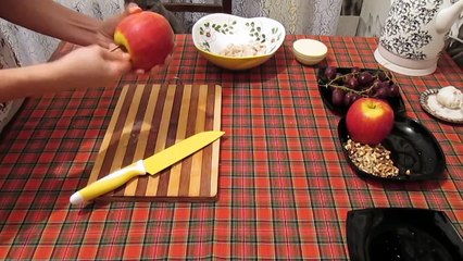 Салат с виноградом и яблоками #Рецепты SMARTKoK