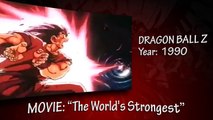 Dragon Ball Saga Movies by Year (It includes DBZ and DBGT)