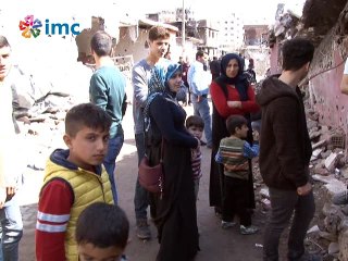 imc tv, onlarca cenazenin çıkarıldığı birinci bodrumu görüntüledi