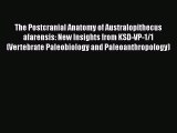 PDF The Postcranial Anatomy of Australopithecus afarensis: New Insights from KSD-VP-1/1 (Vertebrate