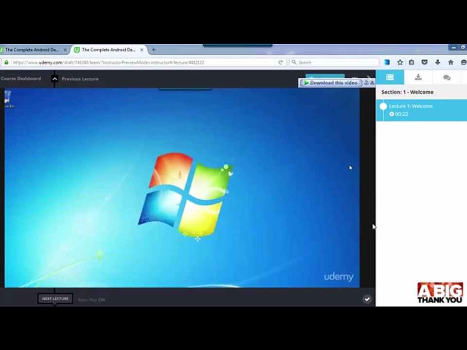 002 HD Video Quality - Complete Android Developer Course
