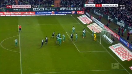 Karaman K. GOAl - Werder Bremen 2-1 Hannover 05.03.2016
