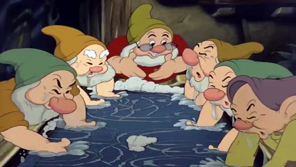 Snow White and the Seven Dwarfs - The Washing Song 1 part HD