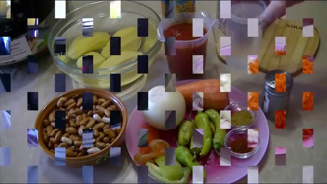 Овощное рагу с фасолью#готовим в пост#постные блюда#