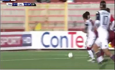 Farias D. Goal 2-1 Trapani vs Cagliari Italy Serie B