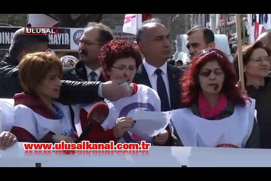 Birleşik Kamu İş Ankara’da kadına yönelik şiddeti protesto etti