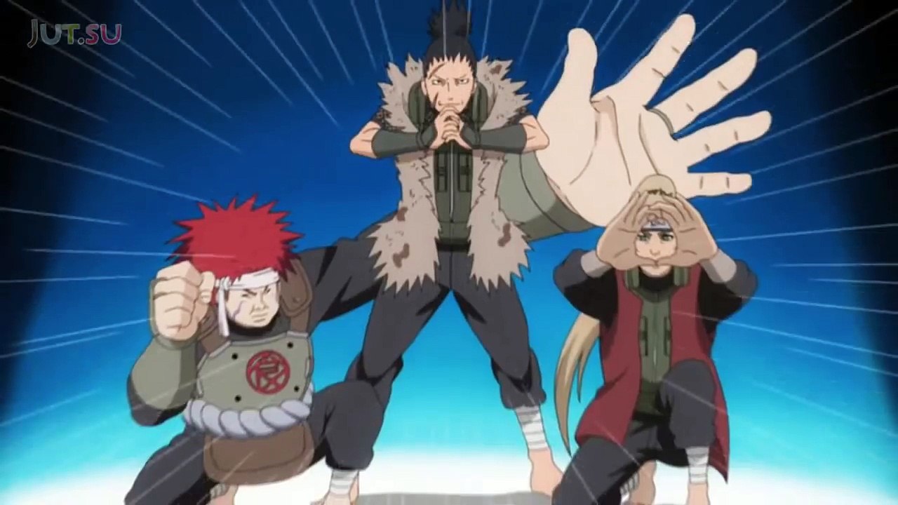 История прошлых Ино-Шика-Чо от Школы техник Наруто