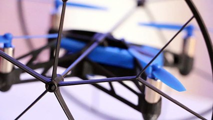 Parrot's Rolling Spider Drone Flies and Flips