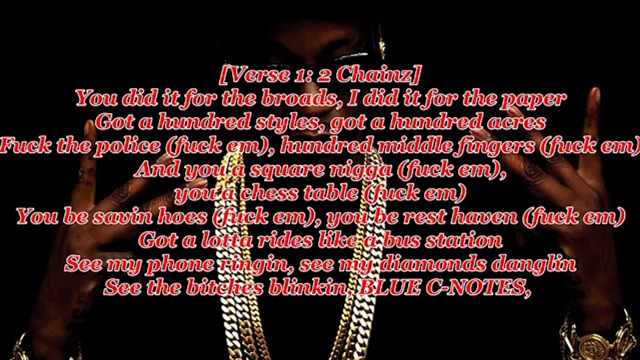 2 Chainz Blue C Note lyrics