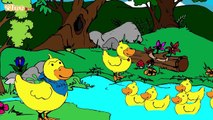 Fünf kleine Enten Kinderlied Lernlied in Deutscher Sprache Yleekids Deutsch