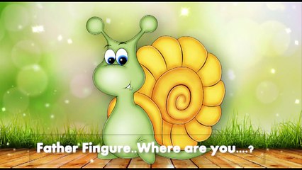 Snail Finger Family Song | Children Songs and Kid Songs done By Kinder Rhymes Zone