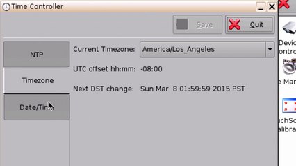 Digital Cinema Server DoReMi: Time Settings
