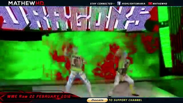 WWE Raw 7 March 2016 Highlights - wwe monday night raw 3-7-16 highlights