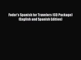 Read Fodor's Spanish for Travelers (CD Package) (English and Spanish Edition) Ebook Free