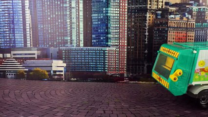 Мультик про МУСОРОВОЗ и его рабочий день. Игрушечная машинка расскажет много интересного