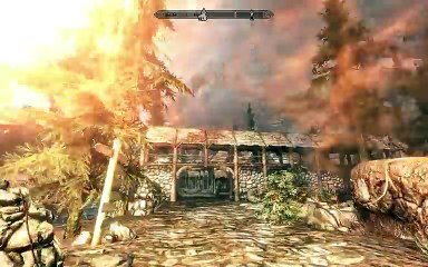 Skyrim Dragon Barrage!