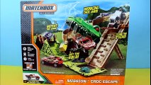 Matchbox On a Mission Croc Escape Lightning McQueen gets eaten by Croc Mater saves him Just4fun290