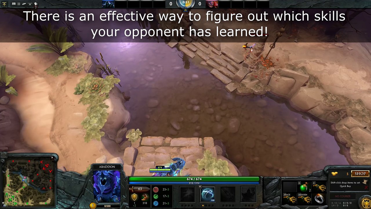 Dota 2 Tricks #73 - Learned abilities trick (RU SUBS)