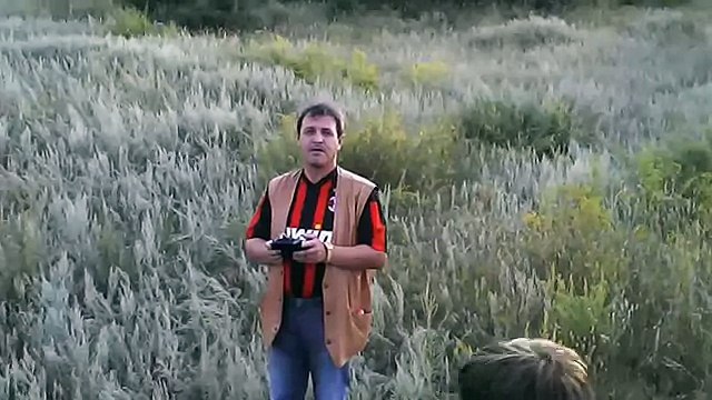 Первое видео с дрона )))