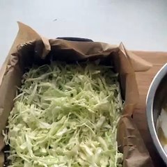 Капустная шарлотка за 15 сек )