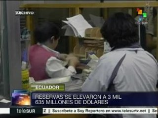 Descargar video: Reservas internacionales de Ecuador se incrementan a 3 mil 635 mdd