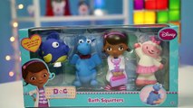 Doc McStuffins Bath Squirters Disney Jr Doc Lambie and Stuffy Bath Toys!