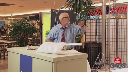 Sexy Lady Showers in Mall Prank